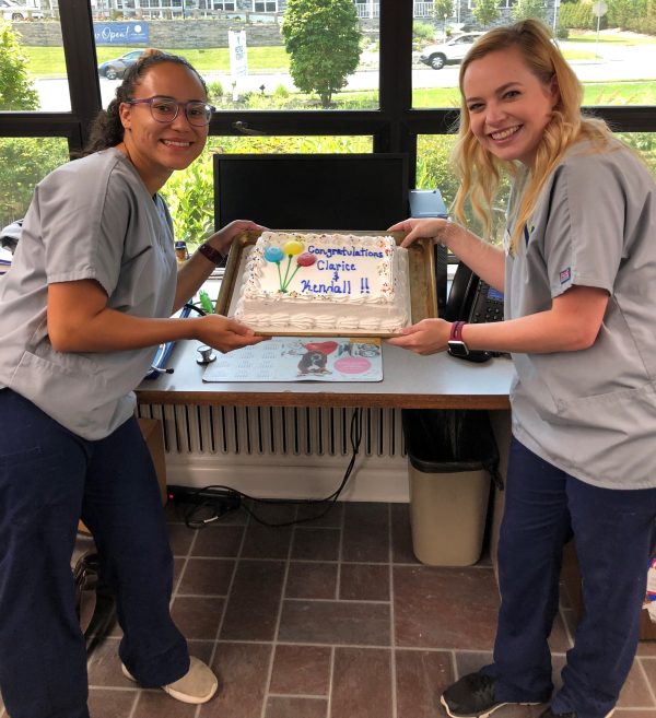 . Kendall (right) will be attending Ross University School of Veterinary Medicine and Clarice (left) will be attending Ohio State University College of Veterinary Medicine. Our entire team is honored to be a part of these future veterinarians' journeys